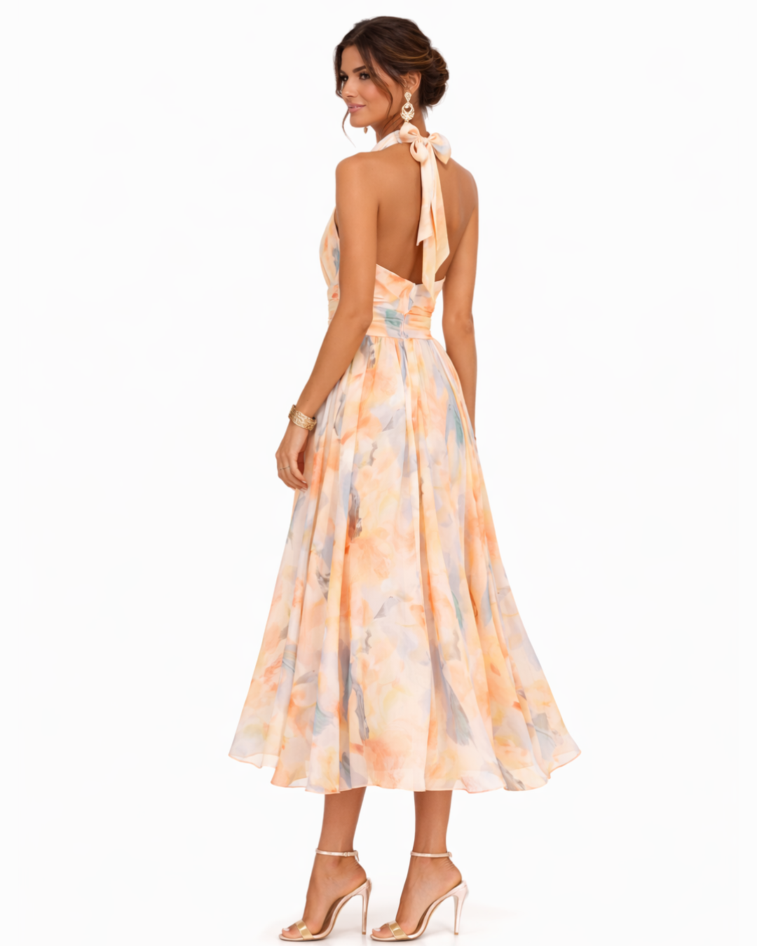 Valantomode | Chic Halter Dress for Women Perfect for Summer Events