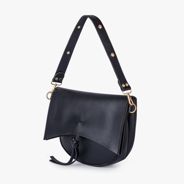 Valantomode | The ‘Aurelius’ Leather Saddle Bag – Sovereign Curve & Linear Precision