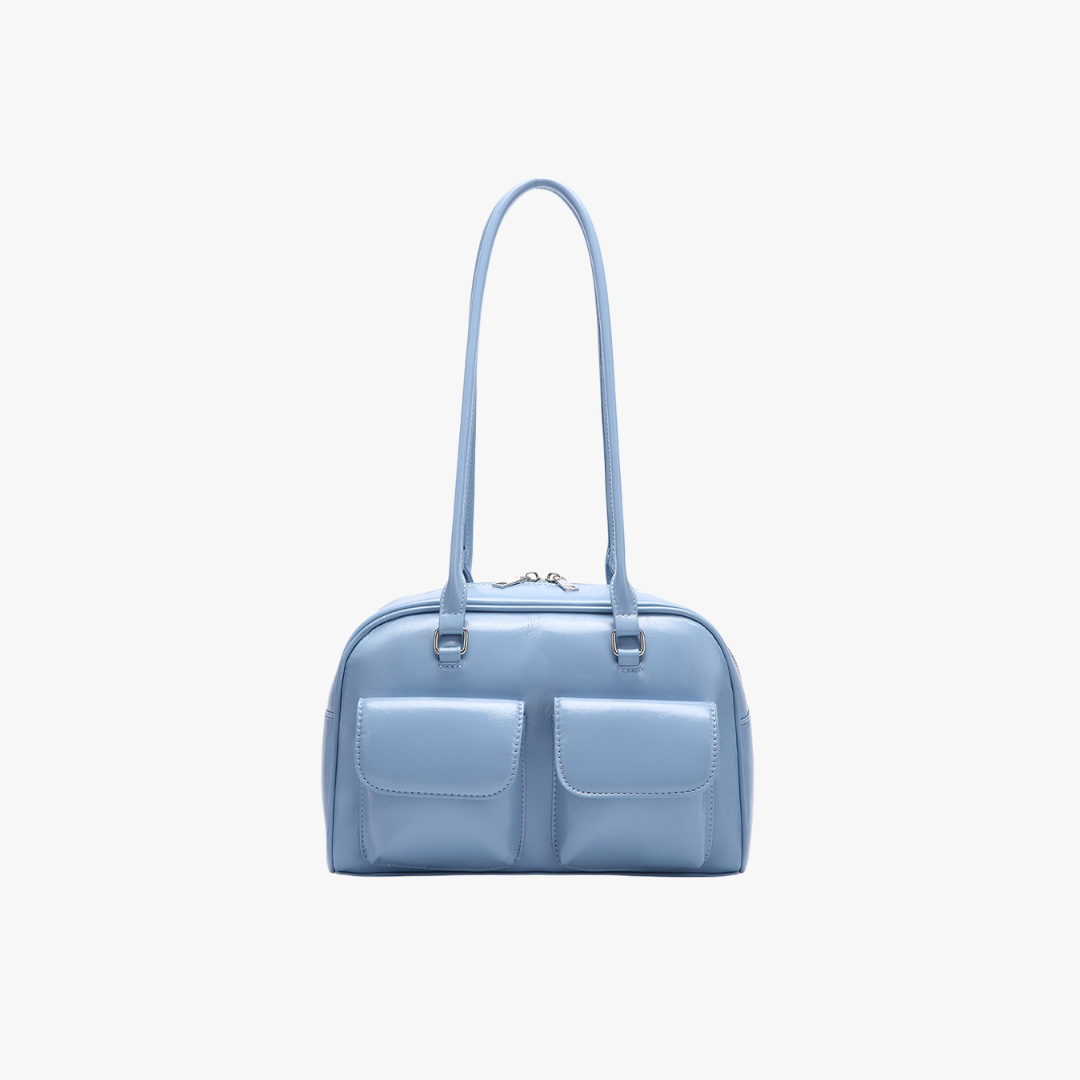 Valantomode | Linear Archival Baguette – Premium Vegan Leather Vintage-Style Shoulder Bag