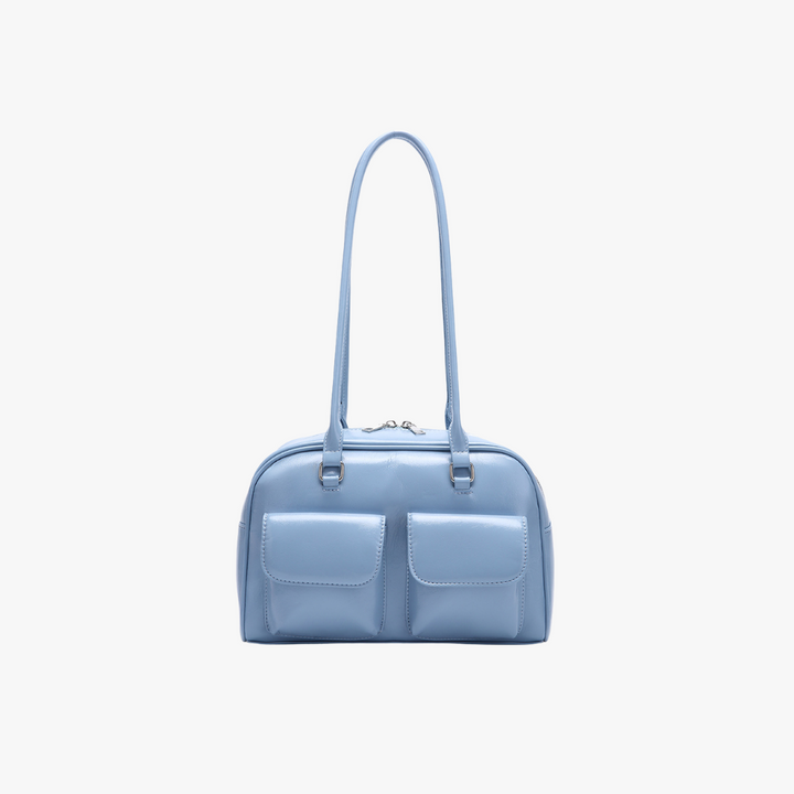 Valantomode | Linear Archival Baguette – Premium Vegan Leather Vintage-Style Shoulder Bag