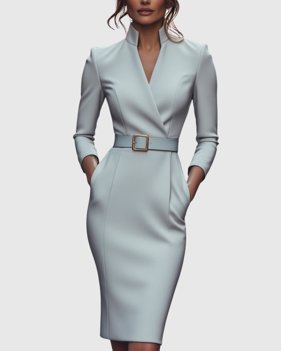 Valantomode | Chic Midi Dress for Effortless Day to Night Style