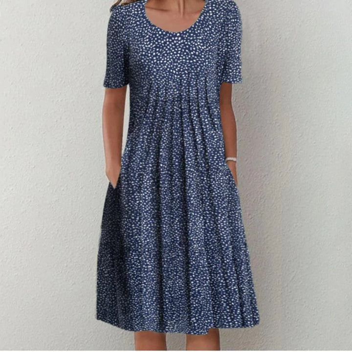 Valantomode | Chic Long Sleeve Dress for Holiday Celebrations