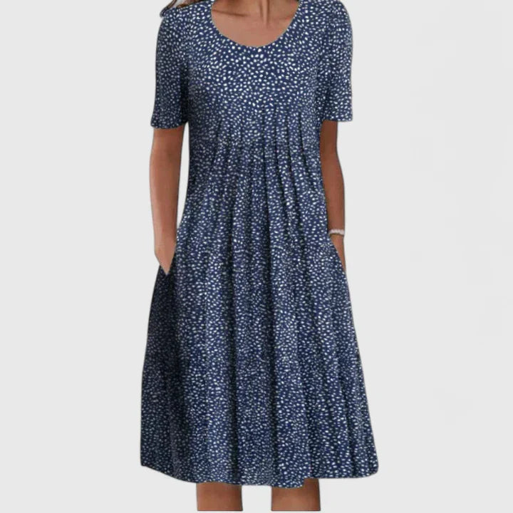 Valantomode | Chic Long Sleeve Dress for Holiday Celebrations