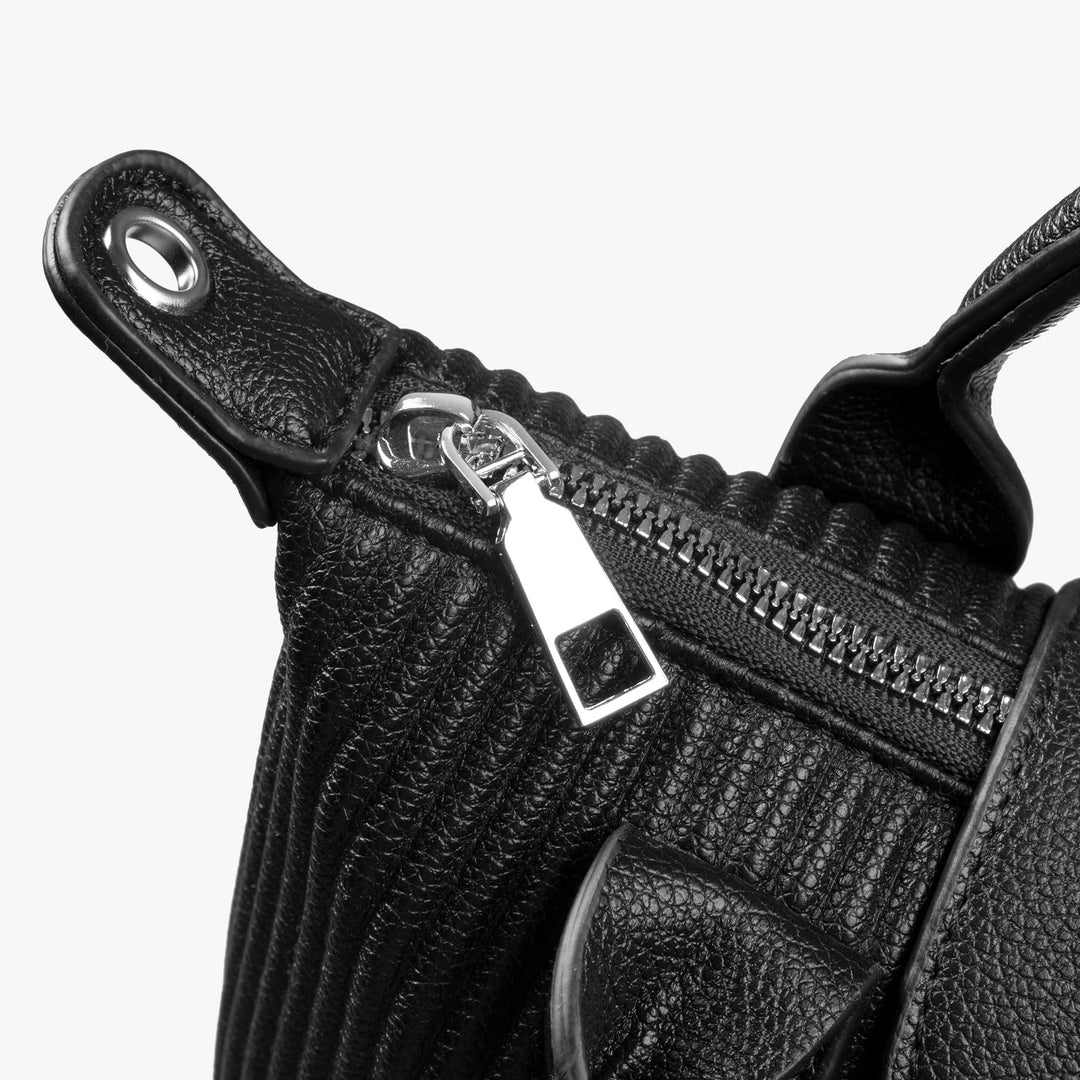 Valantomode | The Pleated Garrison – Women's Premium Architectural Top-Handle Tote
