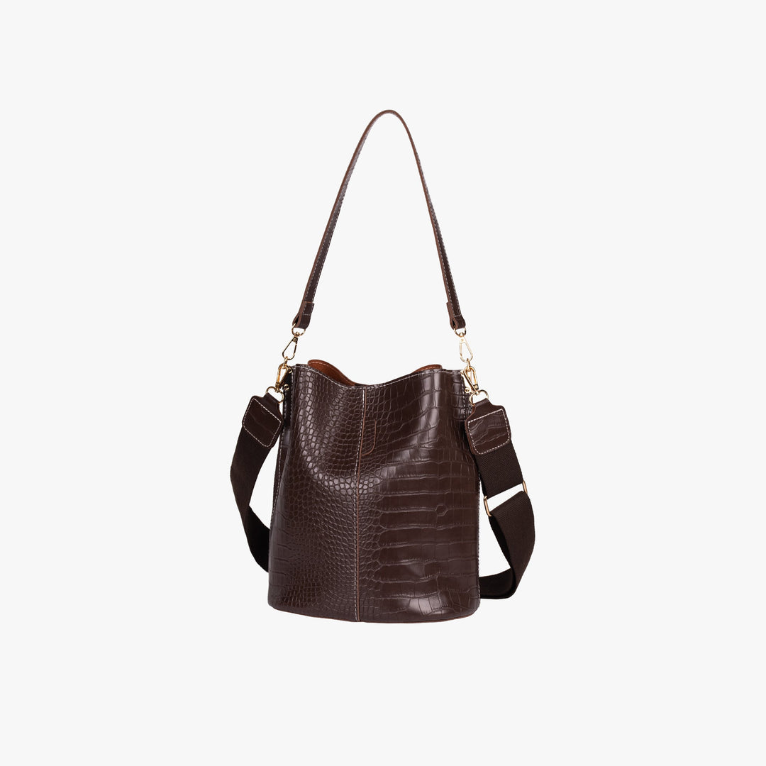 Valantomode | The ‘Aurelius’ Croc-Armor Handbag – Textural Dominance & Rigid Command