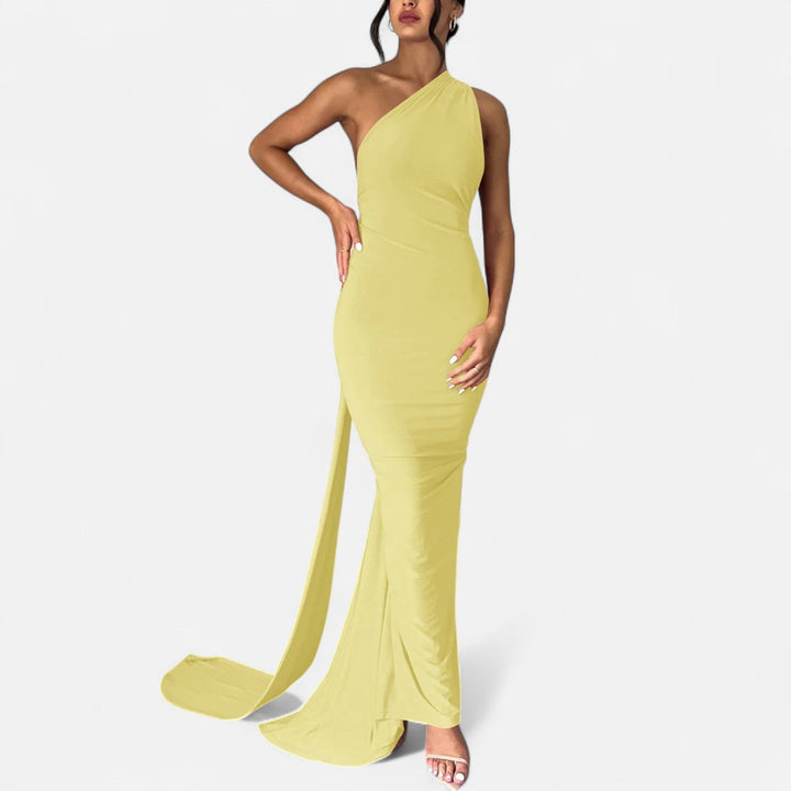 Valantomode  | Women’s Backless Scarf-Tie Evening Dress