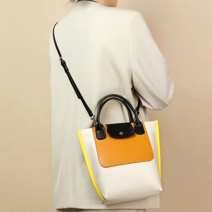 Valantomode | Nimbus Midi Garrison – Upcycled Nylon & Vegan Leather 2-in-1 Tech Tote