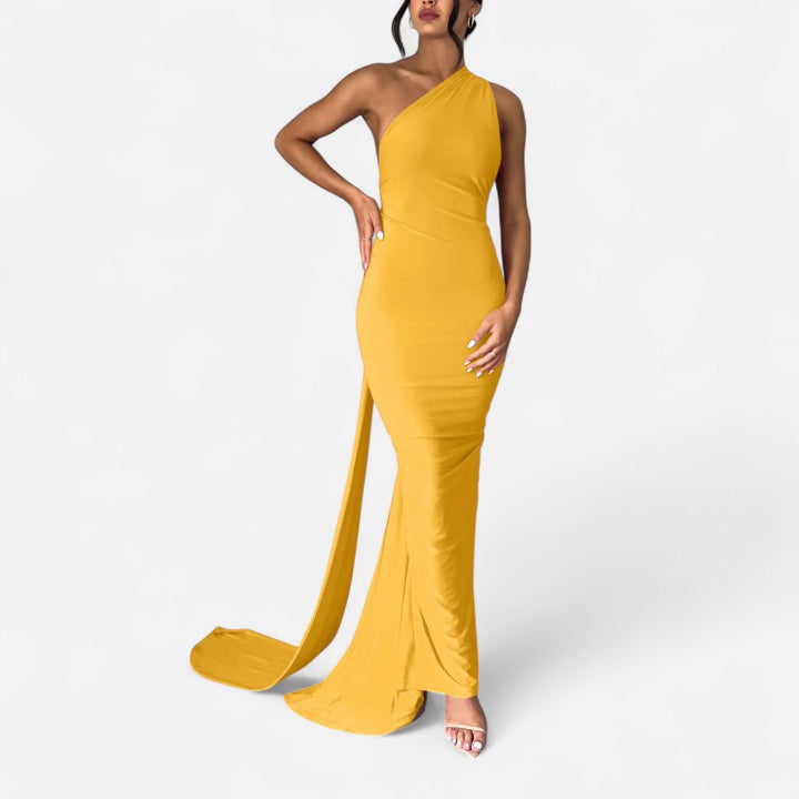 Valantomode  | Women’s Backless Scarf-Tie Evening Dress