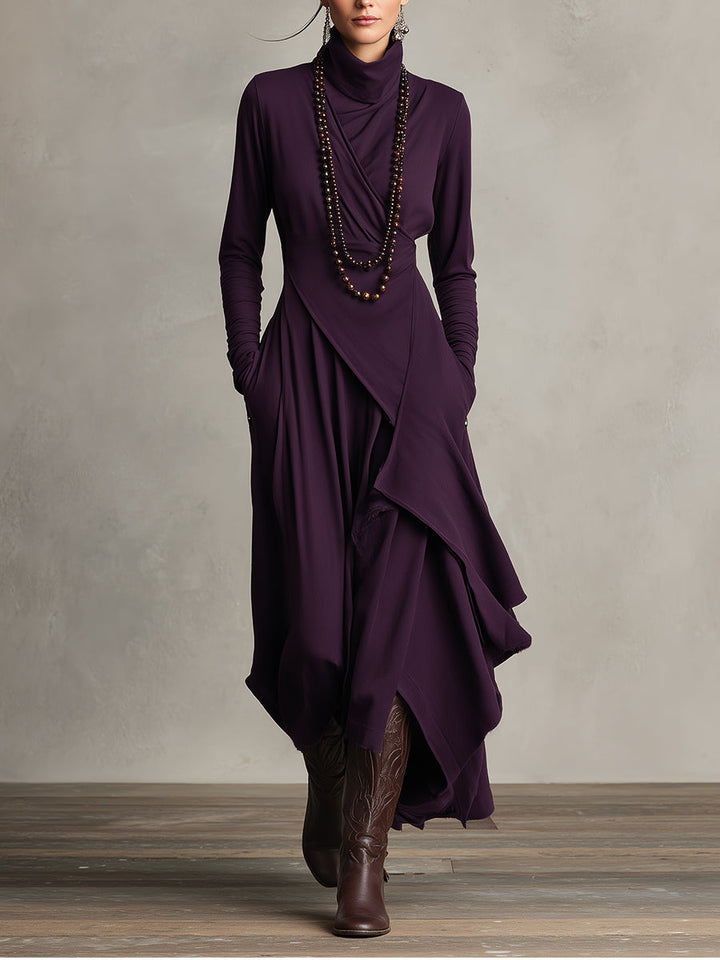 Valantomode | Stylish Draped Dress Perfect for Women’s Evening Events