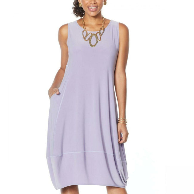Valantomode | Stylish Sleeveless Dress with Convenient Pockets