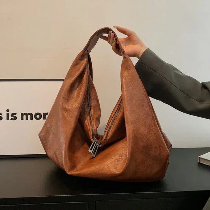 Valantomode | Serene Slouch Executive – Premium Soft Leather Large Hobo & Crossbody Bag