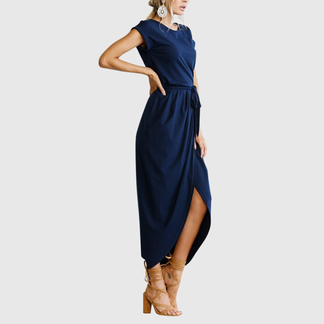 Valantomode | Stylish Casual Midi Dress Perfect for Everyday Wear