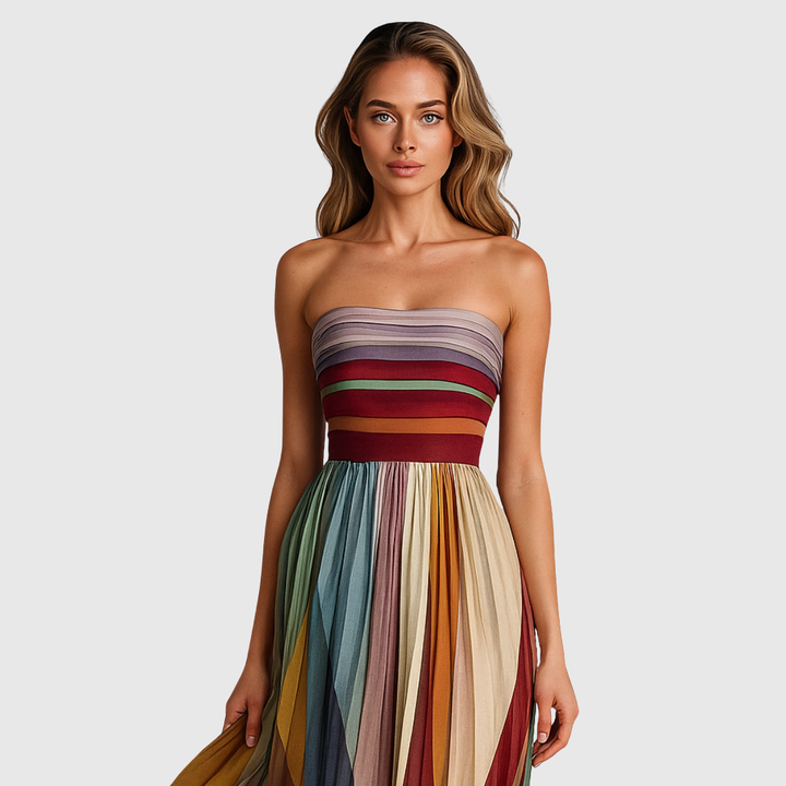Valantomode | Stylish Long Dress with Sophisticated Elegance for Women