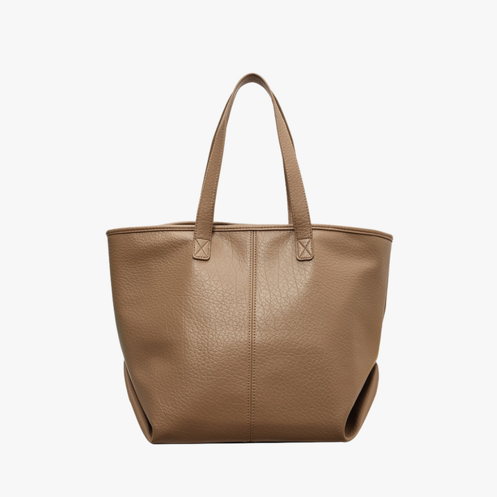Valantomode | Aria Grande Soft-Touch Tote – Premium Vegan Leather Large Everyday Shoulder Bag
