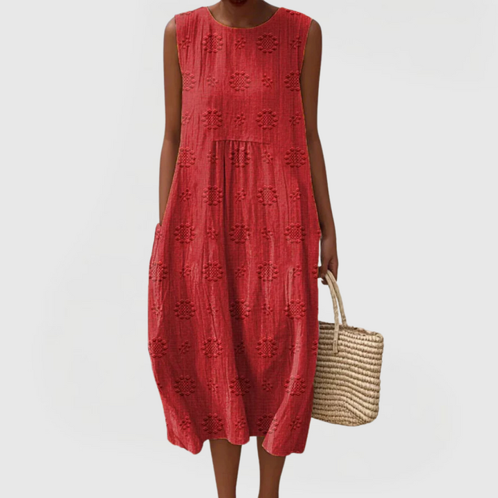 Valantomode | Stylish Dress with Pockets Perfect for Casual Outings
