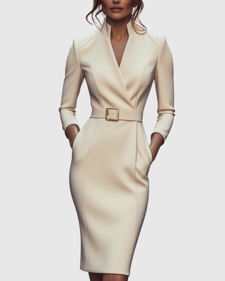 Valantomode | Chic Midi Dress for Effortless Day to Night Style