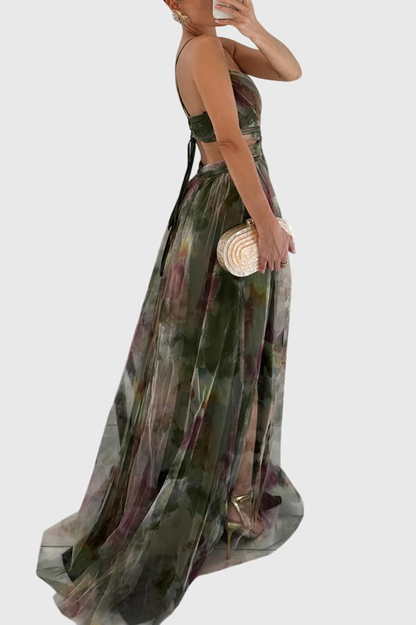 Valantomode | Beautiful Floral Maxi Dress for Spring and Summer Style