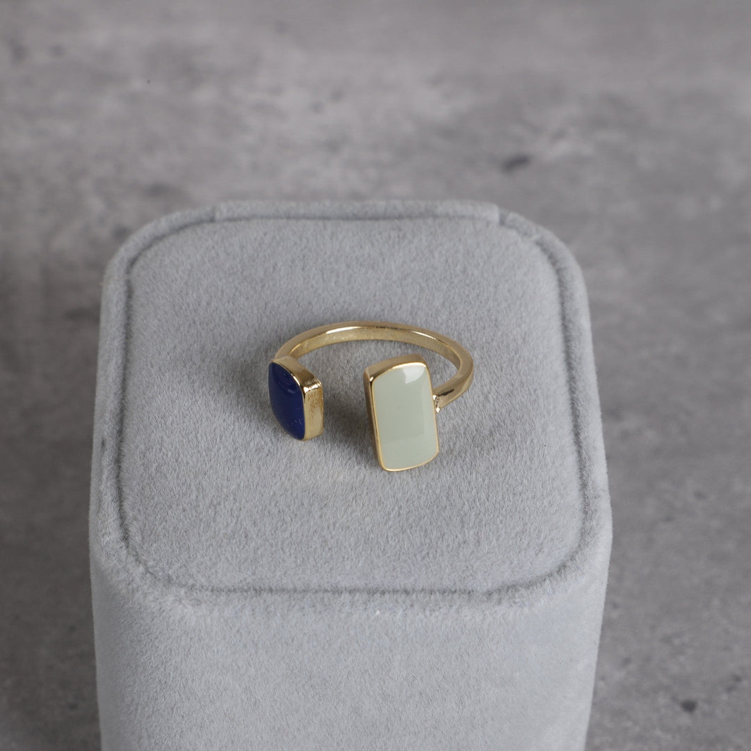 Valantomode | Plated Intertwined Wrap Ring with Dual-Refractive Focal Assets