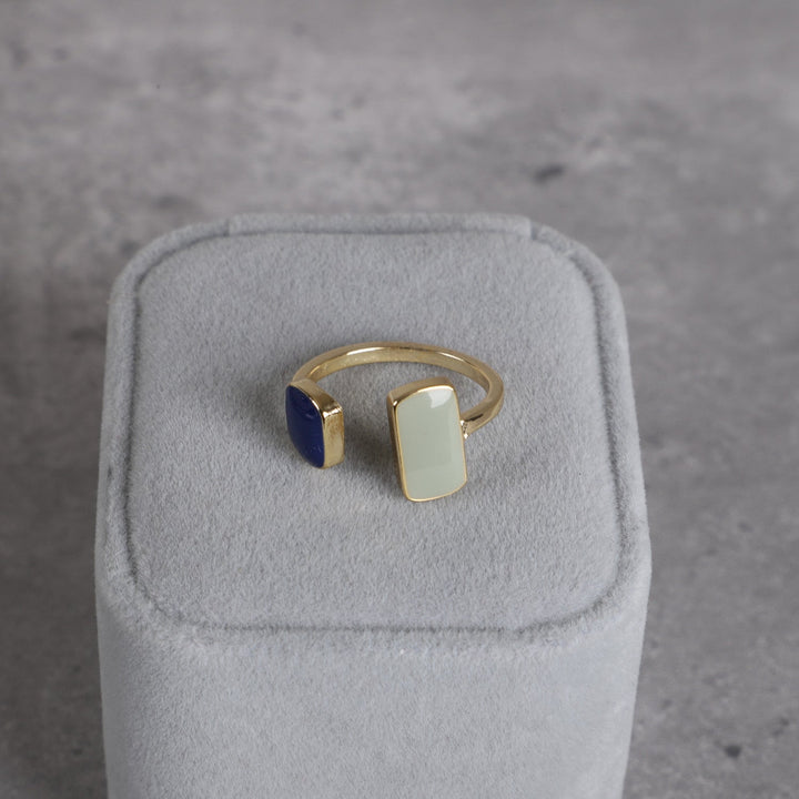 Valantomode | Plated Intertwined Wrap Ring with Dual-Refractive Focal Assets