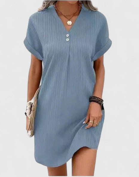 Valantomode | Stylish Draped Dress for Effortless Fashion Statements