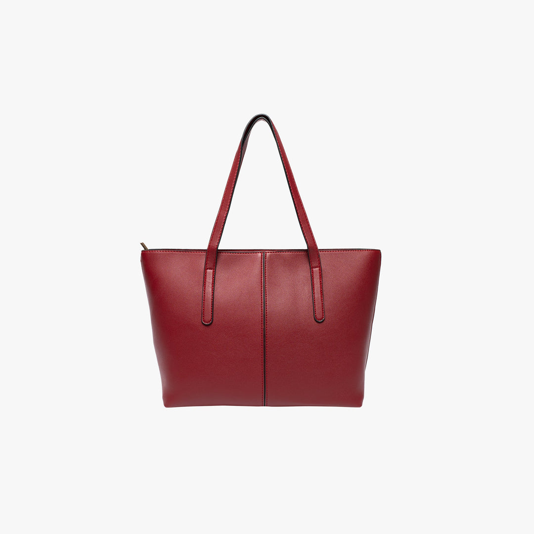 Valantomode | Amara Linear Executive – Premium Vegan Leather Structured Business Work Tote