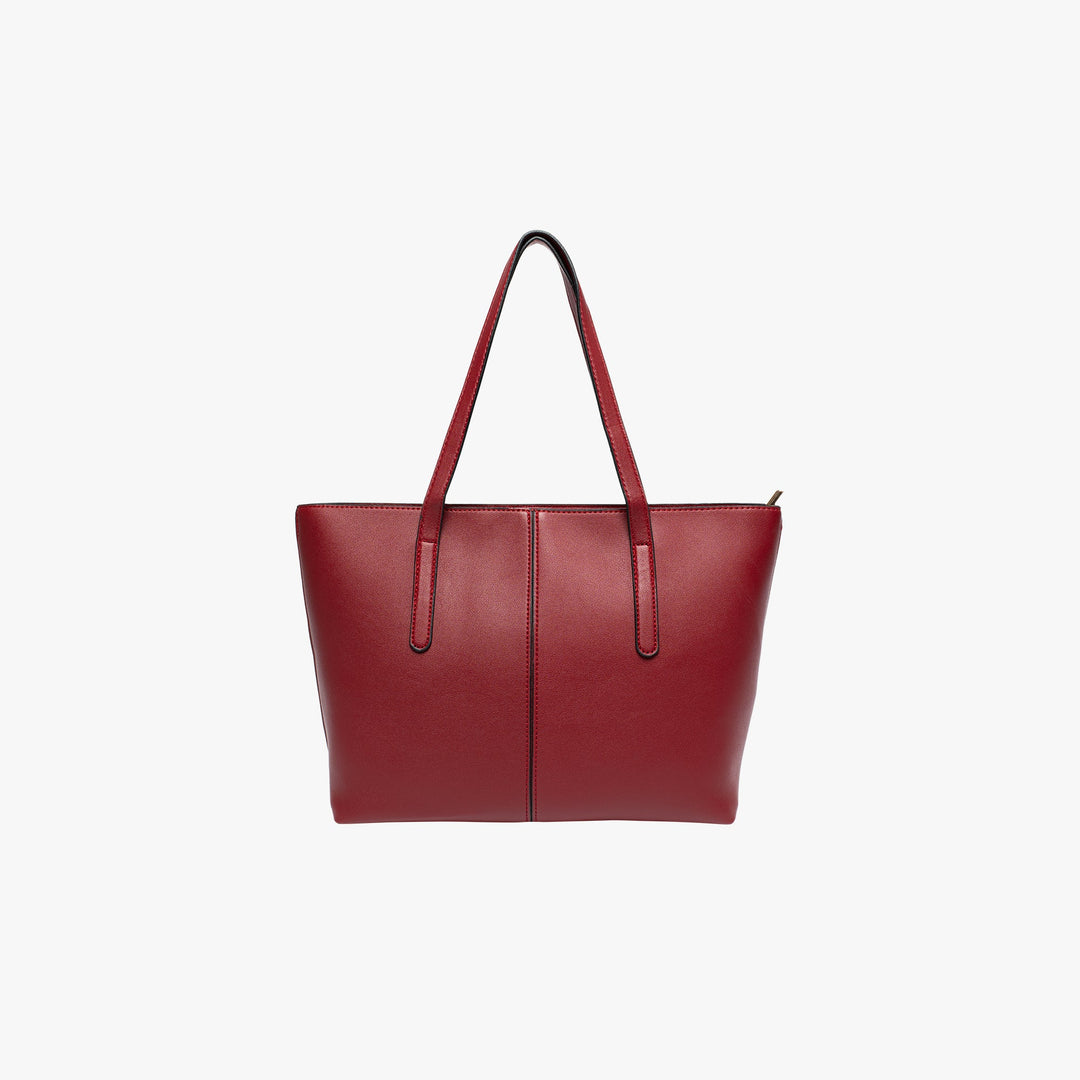 Valantomode | Amara Linear Executive – Premium Vegan Leather Structured Business Work Tote