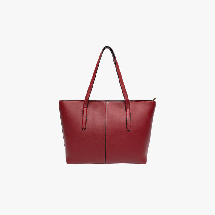 Valantomode | Amara Linear Executive – Premium Vegan Leather Structured Business Work Tote