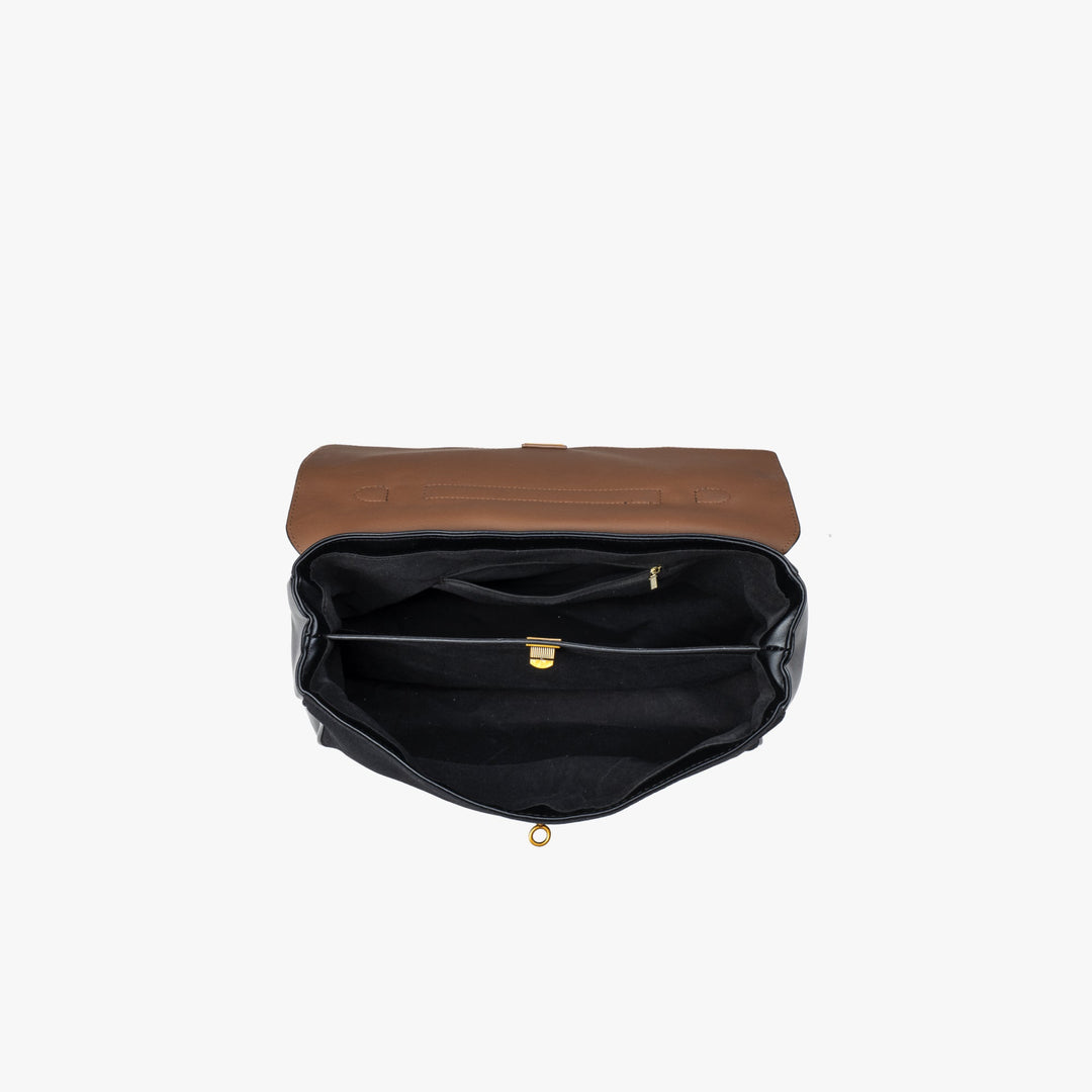 Valantomode | Velvet Vanguard Tote – Premium Faux Suede Business Bag with Turn-Lock & Vegan Leather Handles