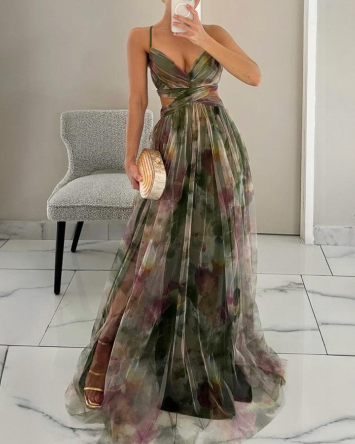 Valantomode | Beautiful Floral Dress Perfect for Spring Outings