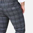 ValantoMode | Men’s Slim-Fit British Plaid Work Trousers