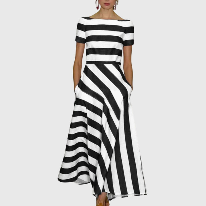 Valantomode | Chic Striped Dress Perfect for Casual Summer Outings