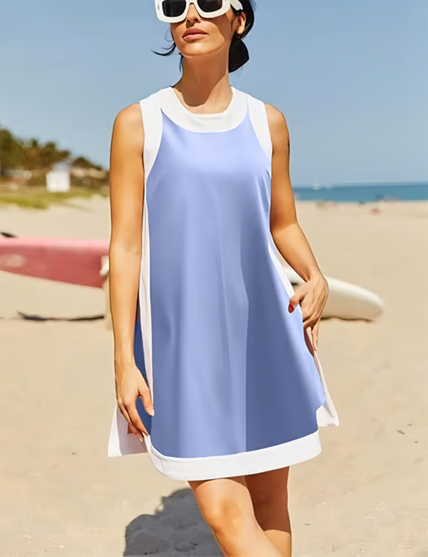 Valantomode | Dress Featuring Relaxed Fit Breeze Design