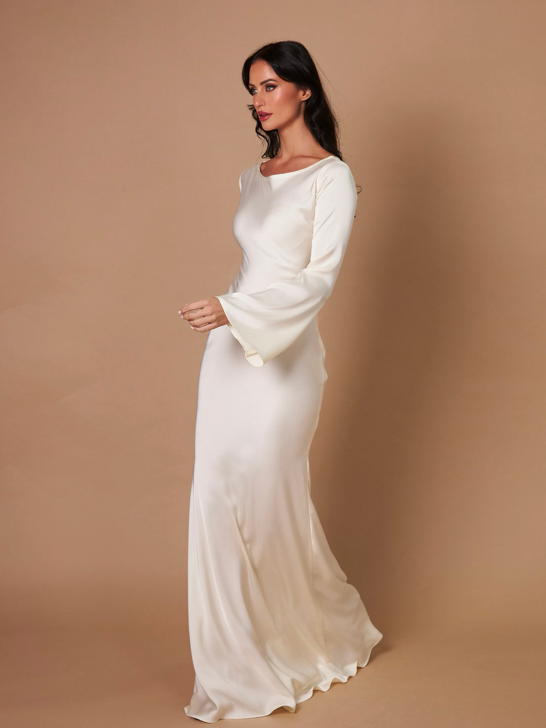 Valantomode | Elegant Dress with Stunning Bell Sleeves