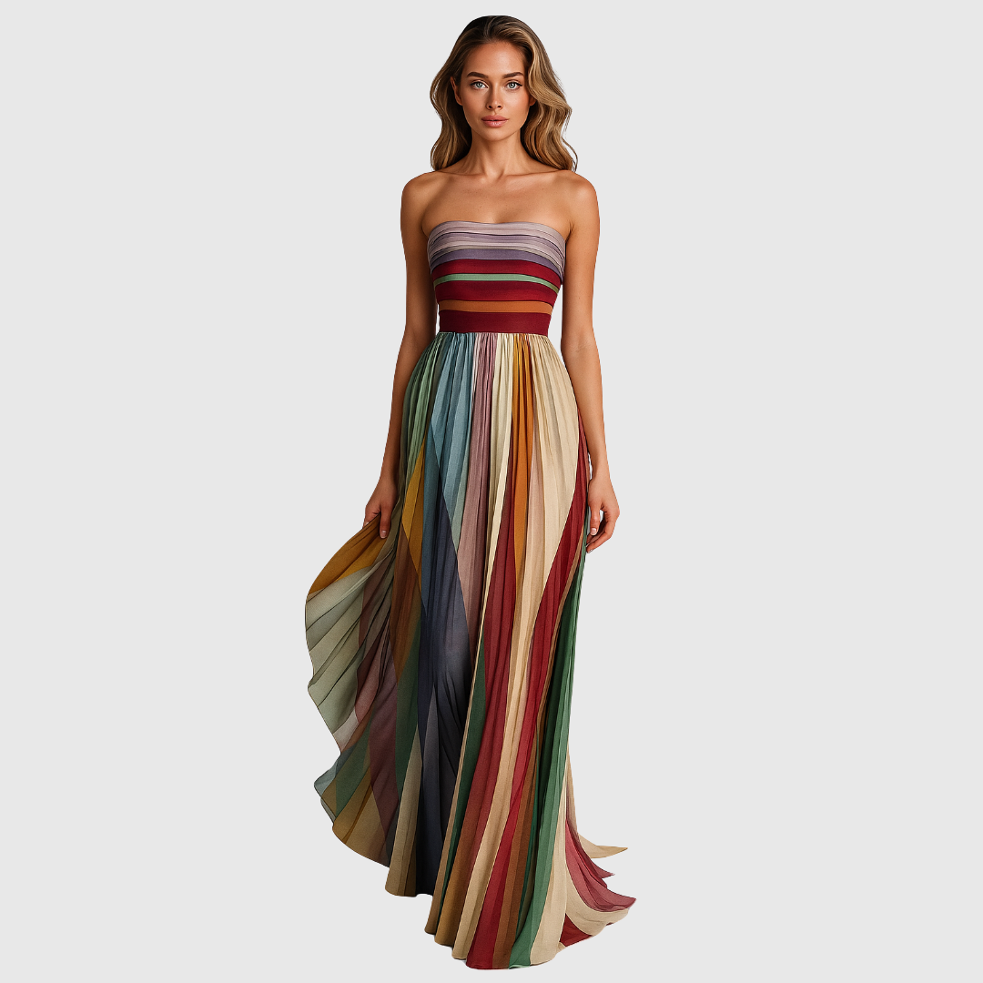 Valantomode | Stylish Long Dress with Sophisticated Elegance for Women