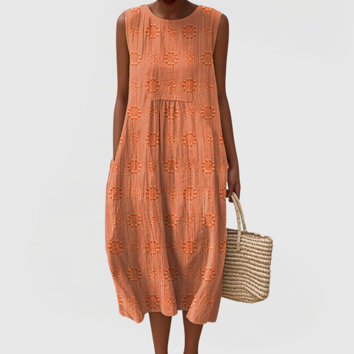Valantomode | Stylish Dress with Pockets Perfect for Casual Outings