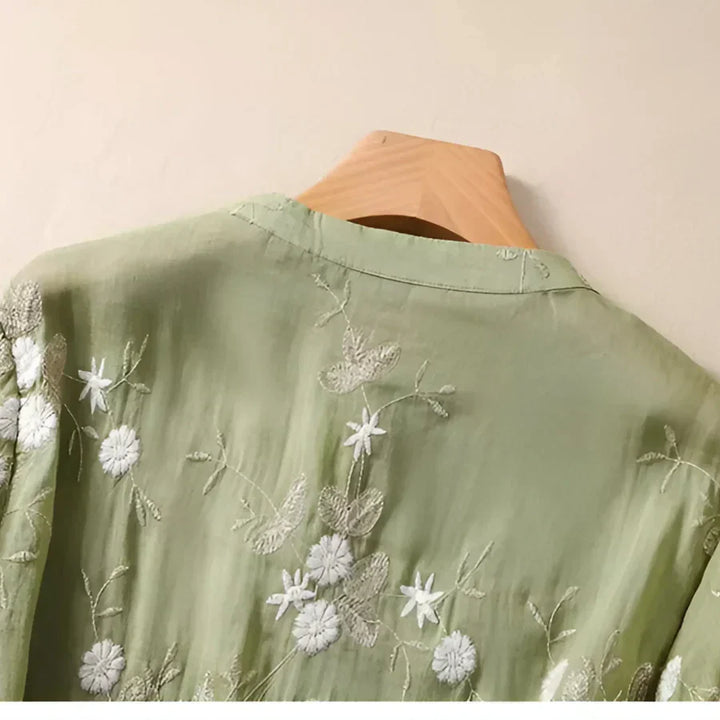 Valantomode | Blouse with Lightweight Cotton Fabric