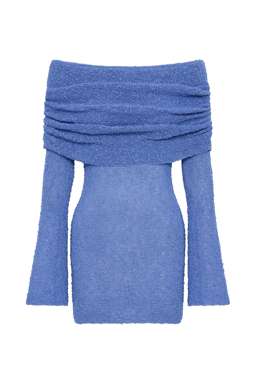 Valantomode | Stylish Off-Shoulder Knit Mini Dress for Summer Days