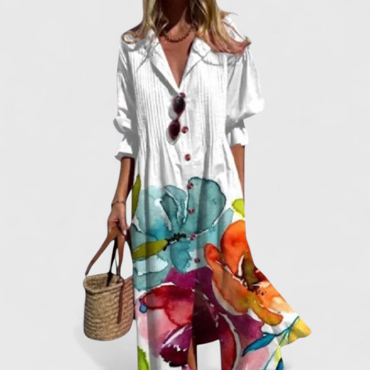 Valantomode | Chic Bohemian Dress for Effortless Summer Style