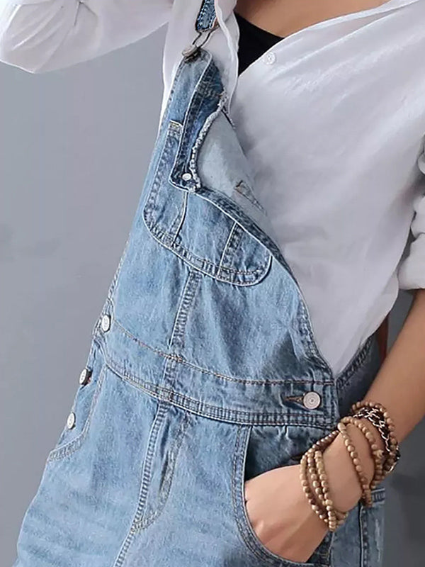 Valantomode | Trendy Denim Dress with Slit for Casual Outings