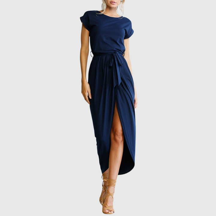 Valantomode | Stylish Casual Midi Dress Perfect for Everyday Wear