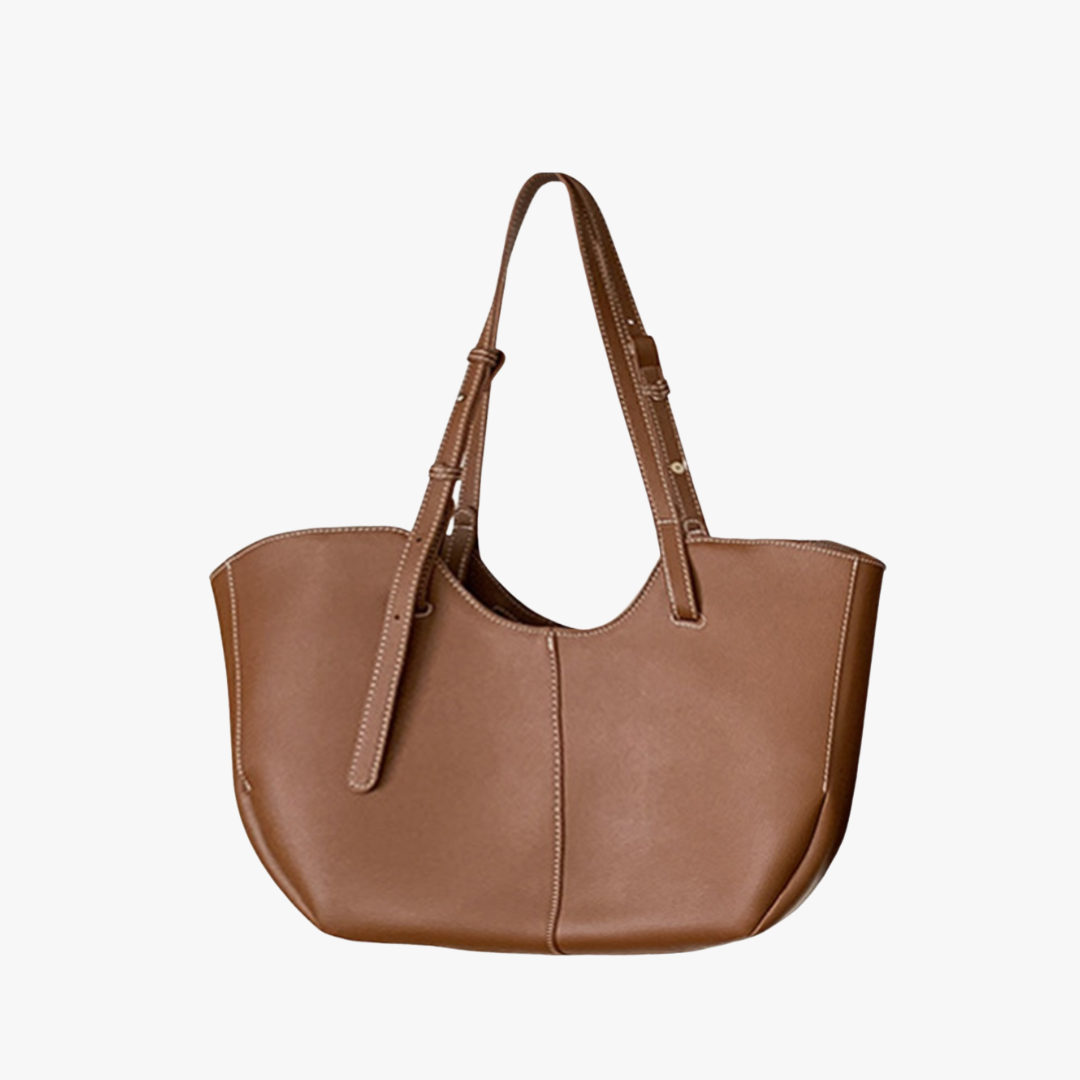 Valantomode | Amara Command Executive – 46cm Premium Vegan Leather Oversized Professional Tote