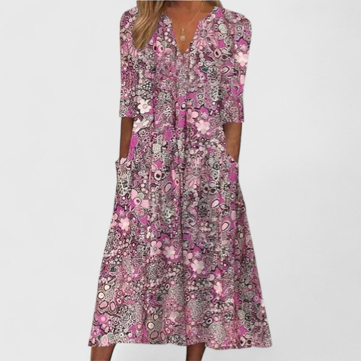 Valantomode | Chic Summer Dress for Outdoor Gatherings and Events
