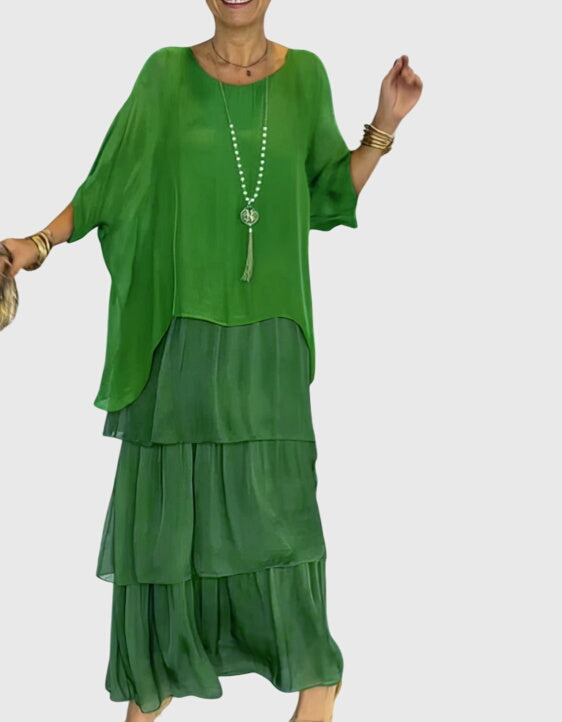 Valantomode | Graceful Long Dress for Effortless Chic Style