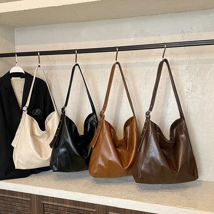 Valantomode | Origin Cyclus Sovereign – Large Capacity Retro Minimalist Bucket Bag & Crossbody