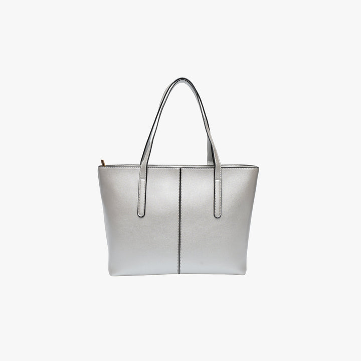 Valantomode | Amara Linear Executive – Premium Vegan Leather Structured Business Work Tote