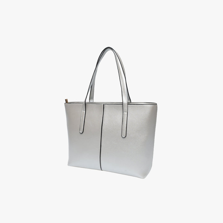 Valantomode | Amara Linear Executive – Premium Vegan Leather Structured Business Work Tote