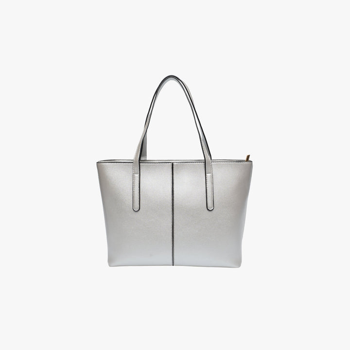 Valantomode | Amara Linear Executive – Premium Vegan Leather Structured Business Work Tote