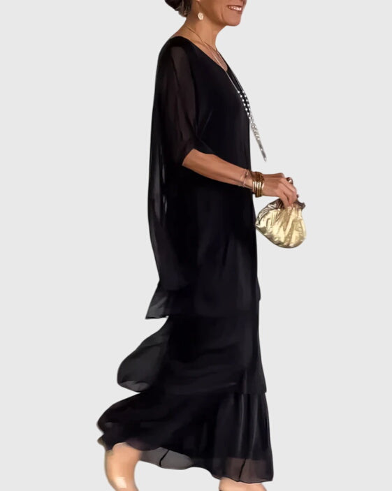 Valantomode | Graceful Long Dress for Effortless Chic Style