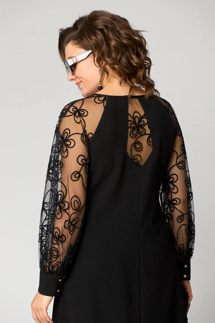 Valantomode | Stunning Lace Dress for Formal Events and Gatherings