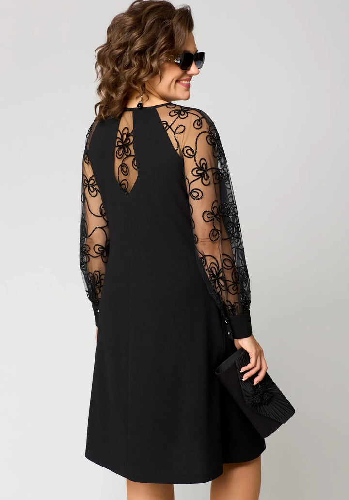 Valantomode | Stunning Lace Dress for Formal Events and Gatherings